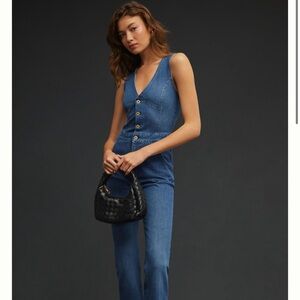 NWOT - Pilcro Buttondown Jumpsuit - Size 8